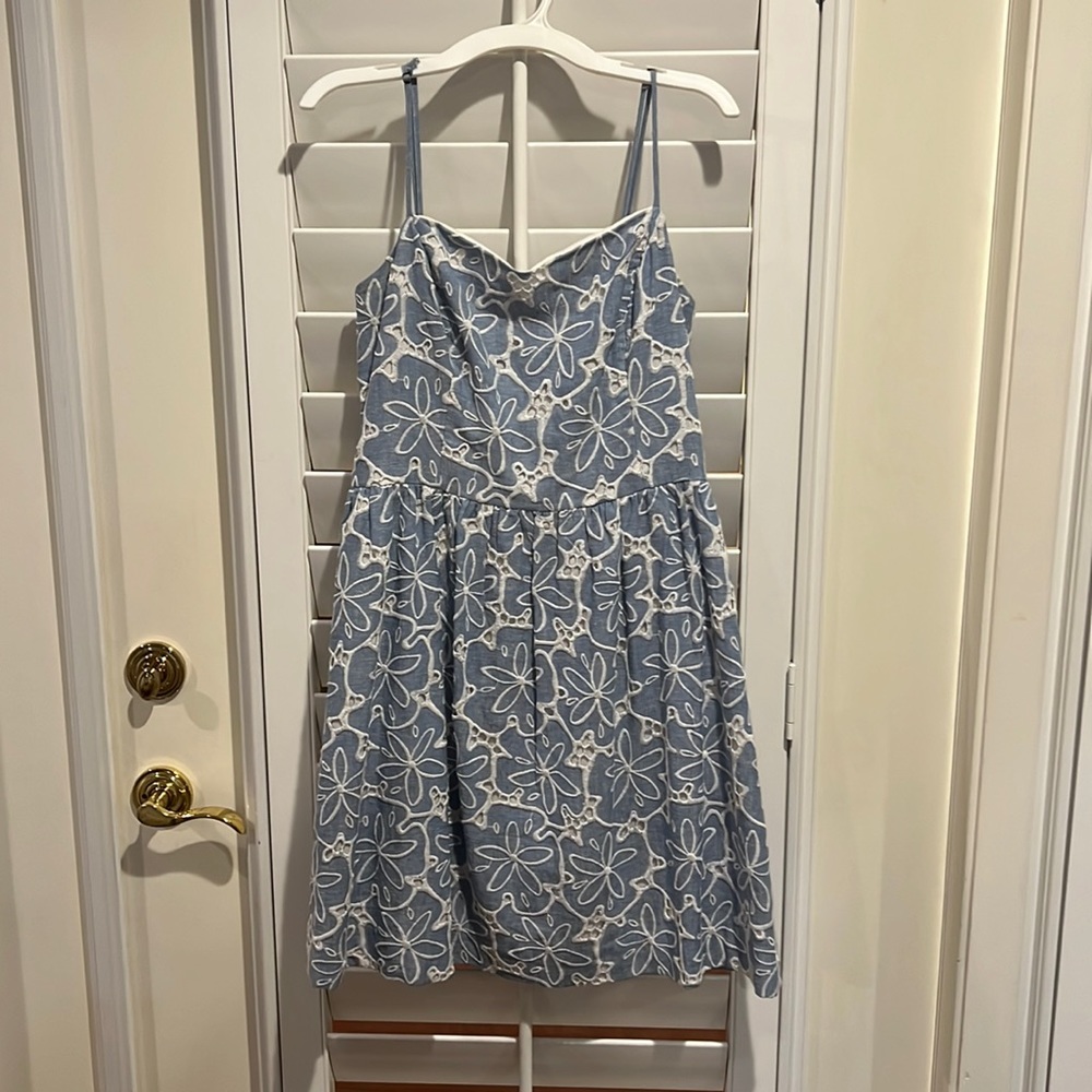Blue and white Lilly Pulitzer dress, size 8